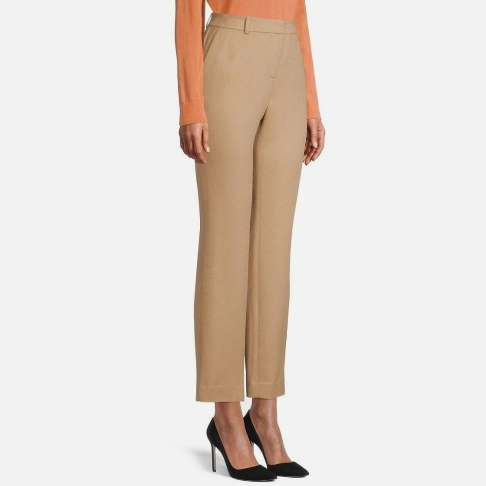 Lafayette 148 New York Clinton Camel Hair Pants 10
